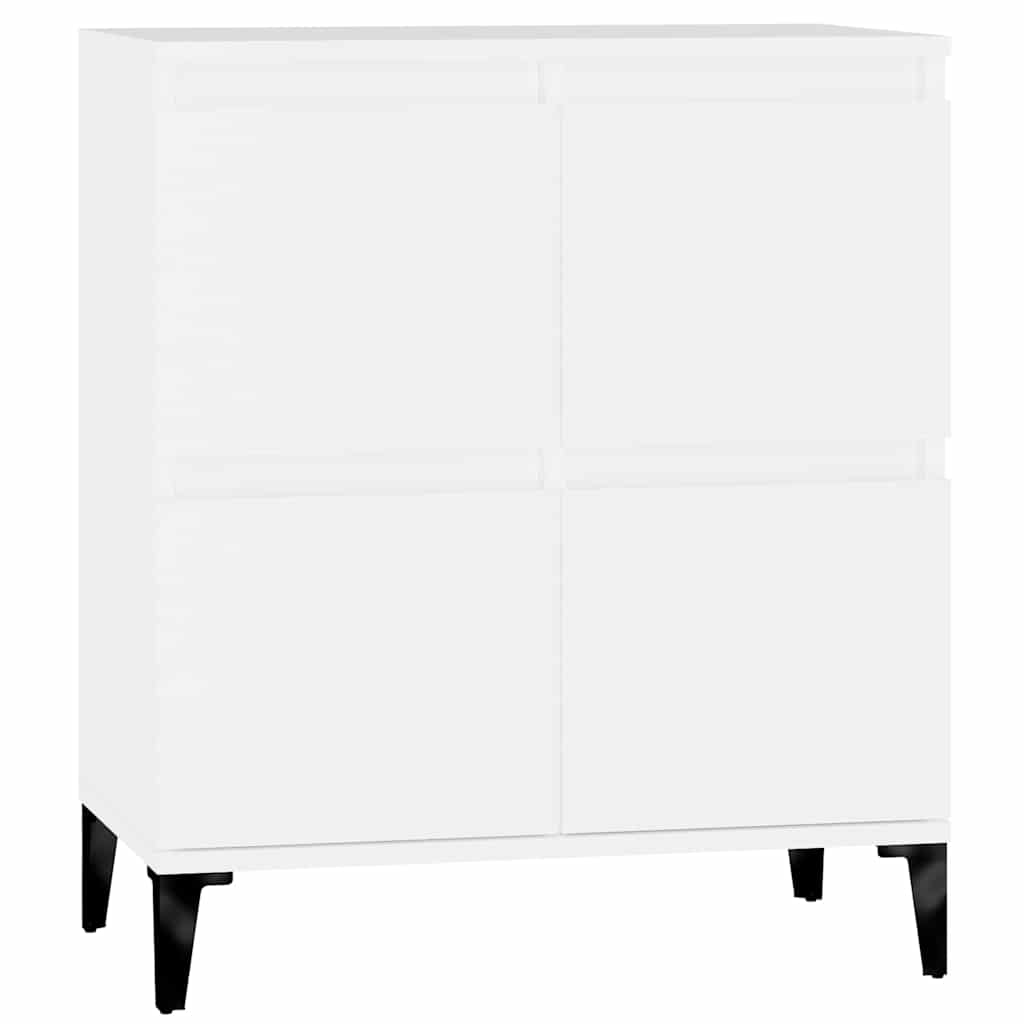 skænk 60x35x70 cm konstrueret træ hvid