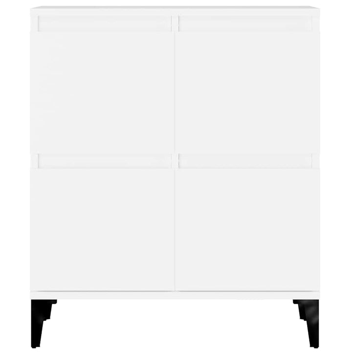 skænk 60x35x70 cm konstrueret træ hvid