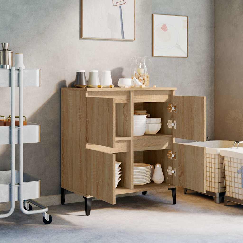 skænk 60x35x70 cm konstrueret træ sonoma-eg