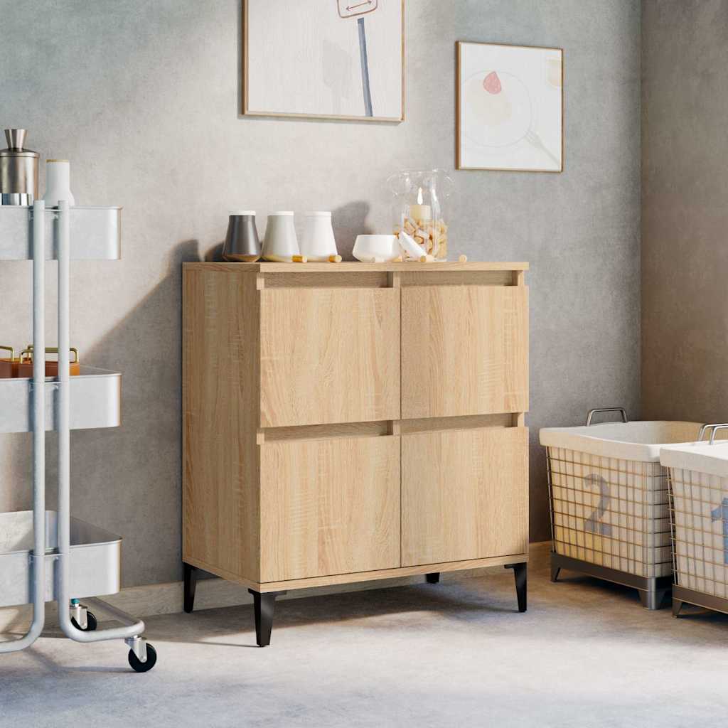skænk 60x35x70 cm konstrueret træ sonoma-eg