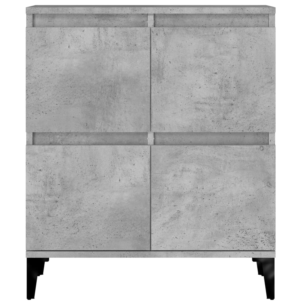 skænk 60x35x70 cm konstrueret træ betongrå