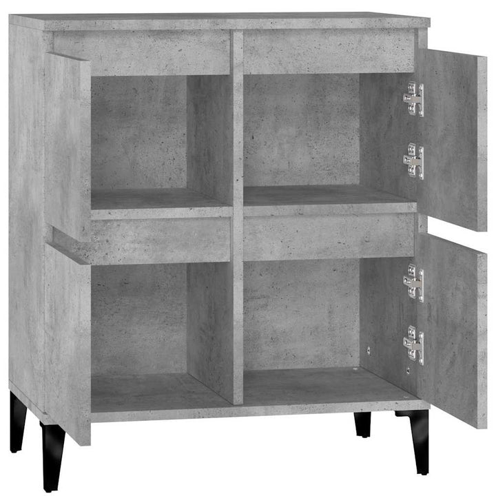 skænk 60x35x70 cm konstrueret træ betongrå