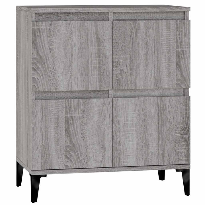 skænk 60x35x70 cm konstrueret træ grå sonoma-eg
