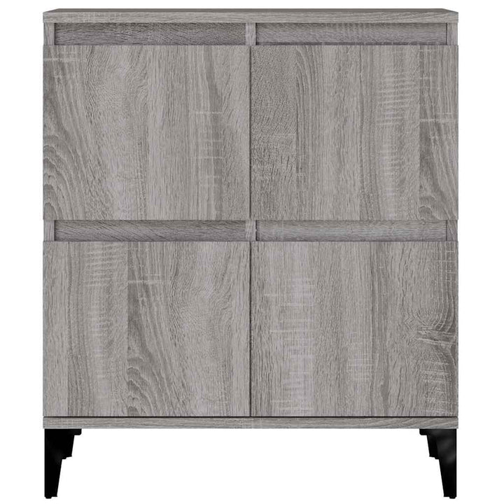 skænk 60x35x70 cm konstrueret træ grå sonoma-eg