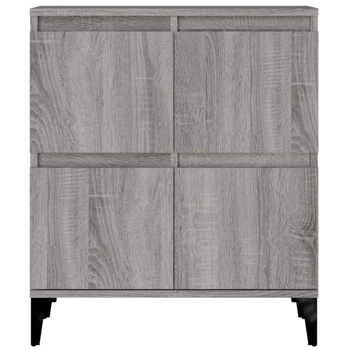 skænk 60x35x70 cm konstrueret træ grå sonoma-eg