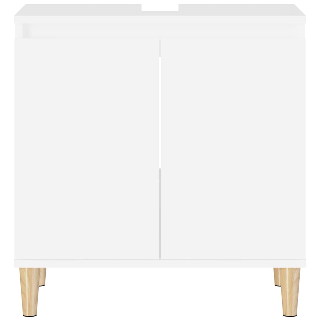 underskab til håndvask 58x33x60 cm konstrueret træ hvid