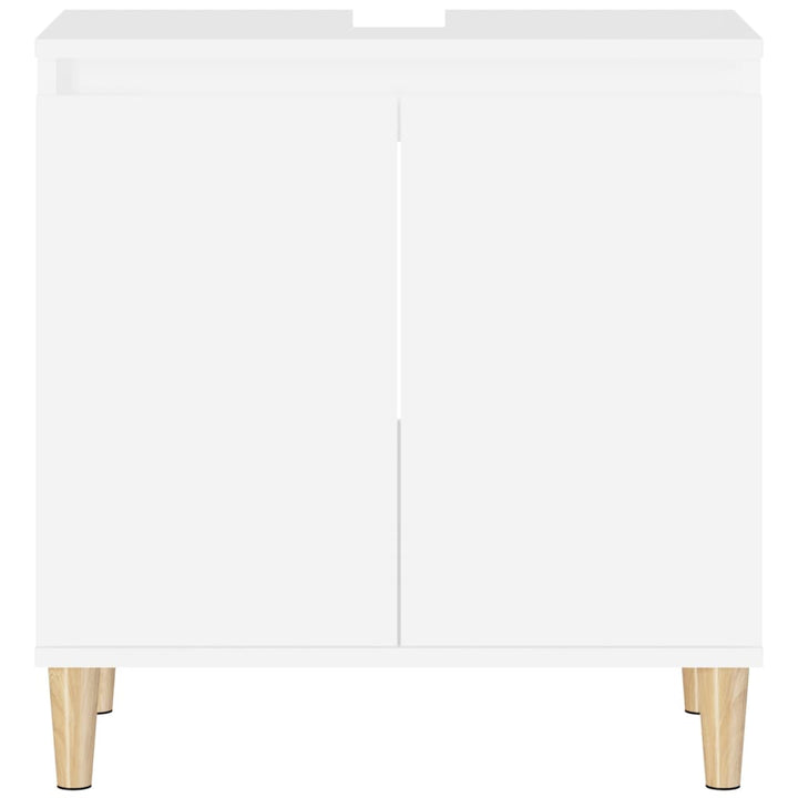 underskab til håndvask 58x33x60 cm konstrueret træ hvid