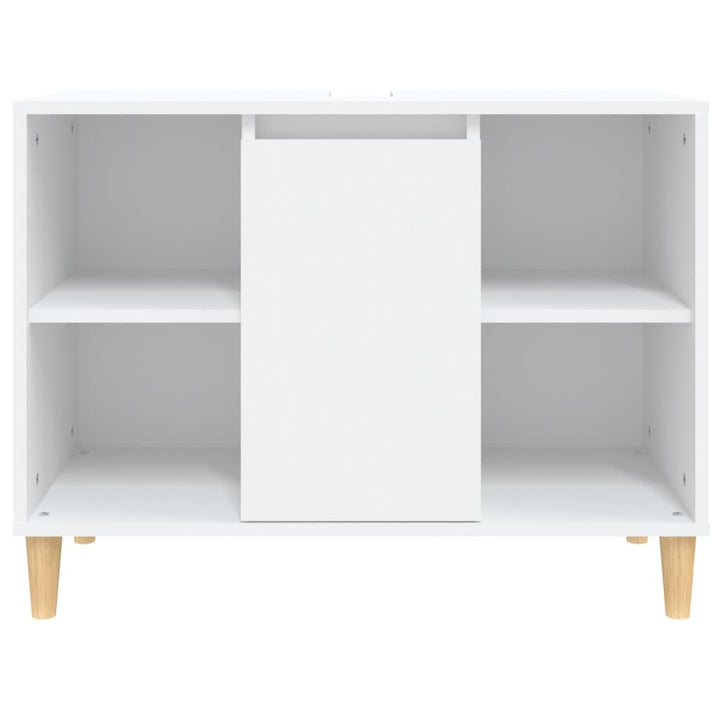 underskab til håndvask 80x33x60 cm konstrueret træ hvid