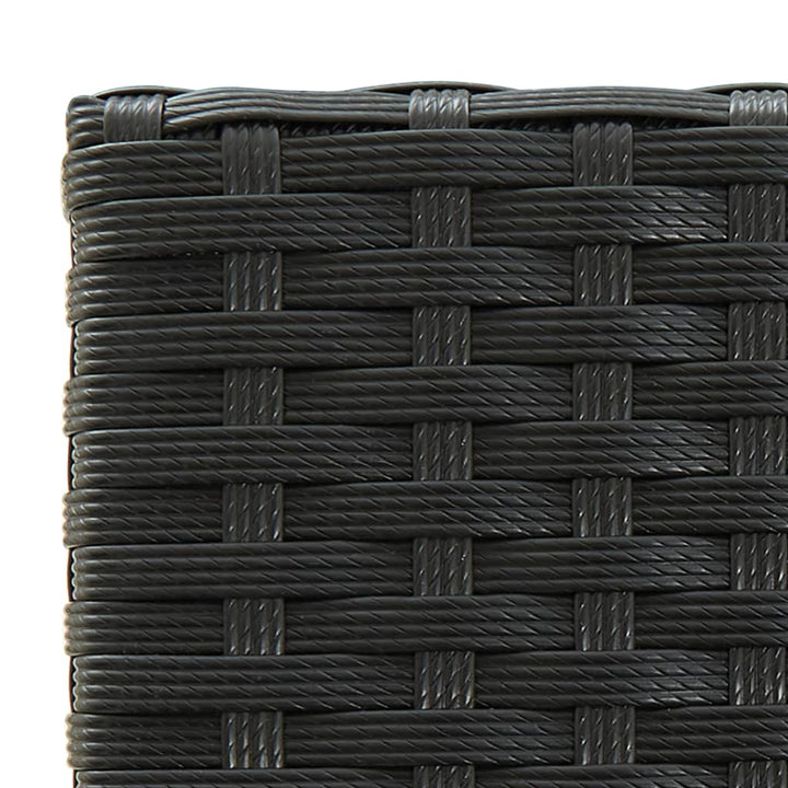 barstole 2 stk. polyrattan sort