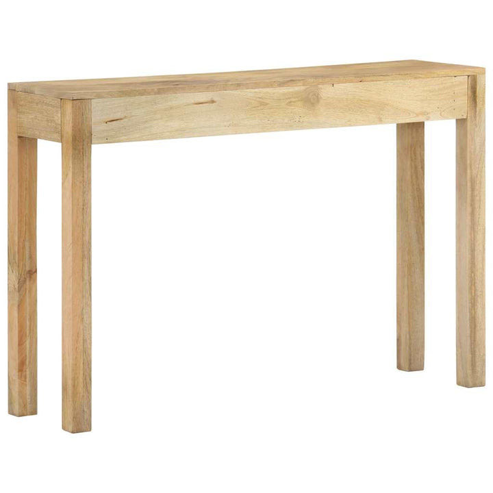 konsolbord 110x30x75 cm massivt mangotræ afbleget