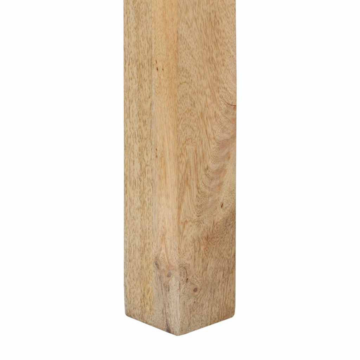 konsolbord 110x30x75 cm massivt mangotræ afbleget
