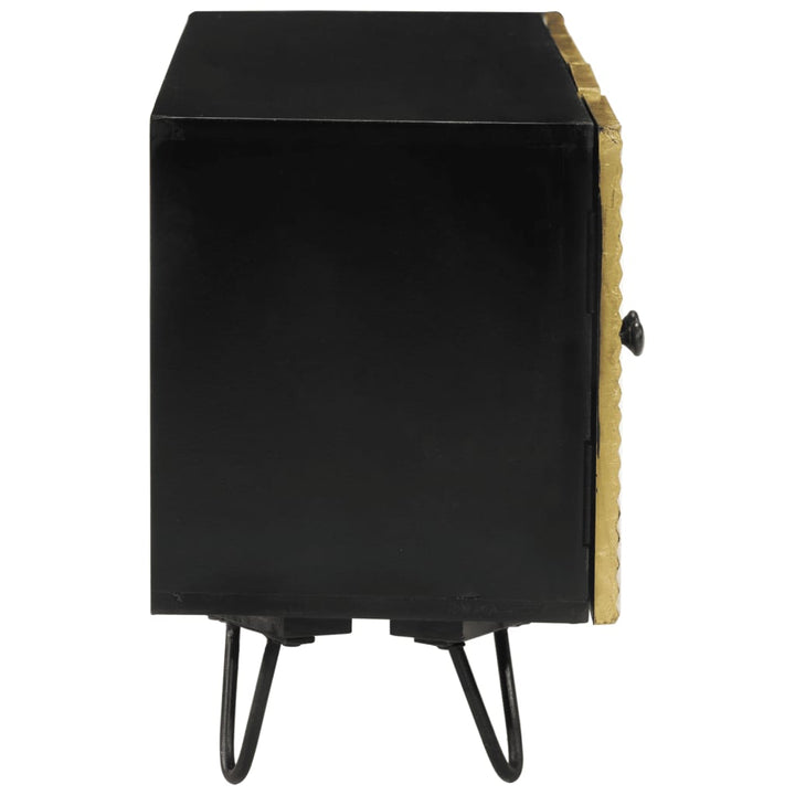 tv-bord 110x30x45 cm massivt mangotræ