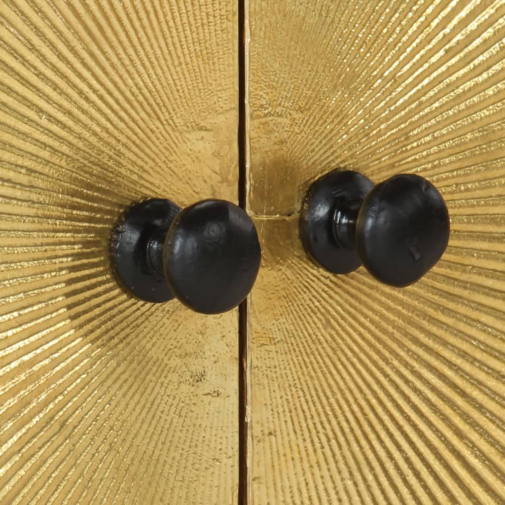 tv-bord 110x30x45 cm massivt mangotræ