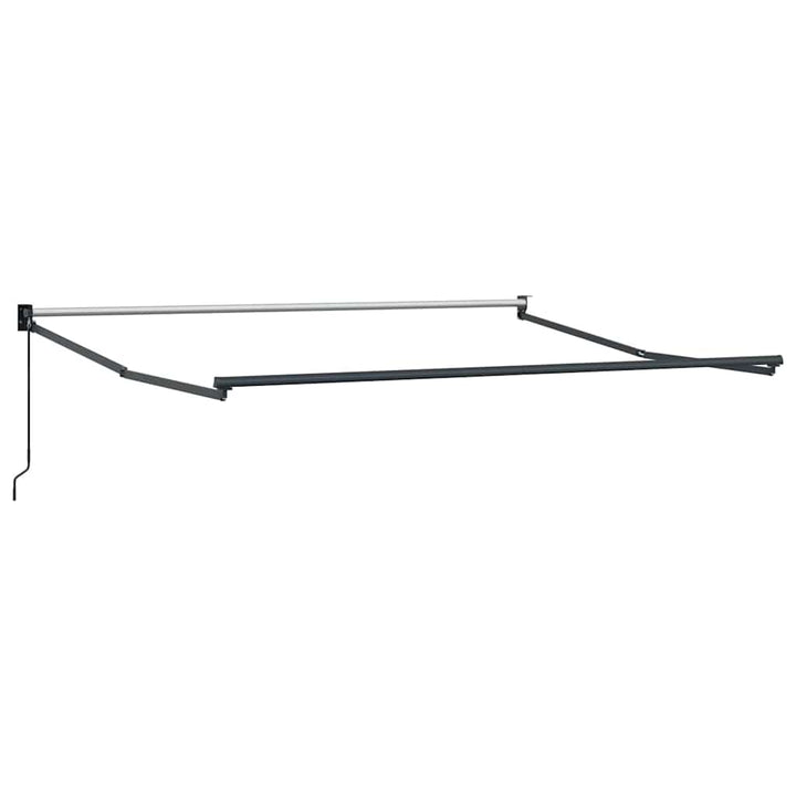 Udtrækkelig markisedel Antracit 350 x 250 cm Aluminium