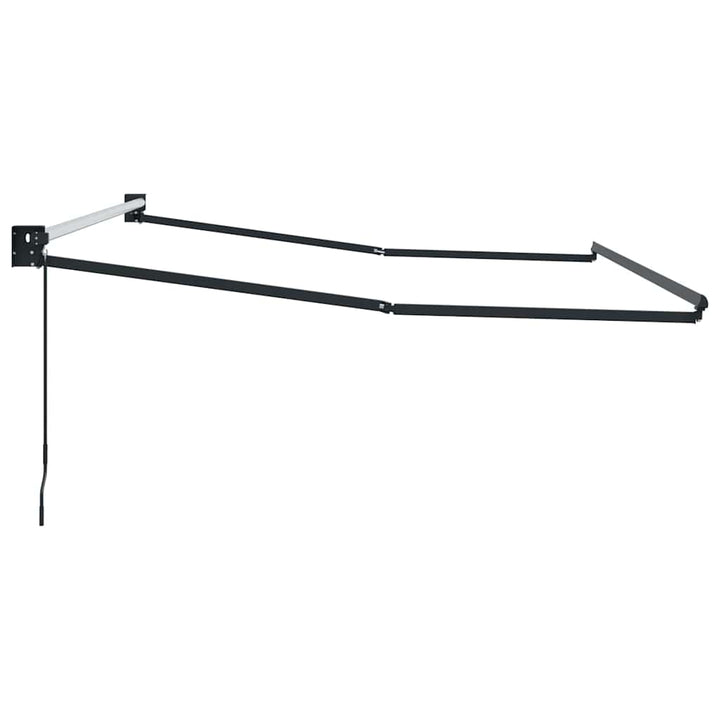 Udtrækkelig markisedel Antracit 350 x 250 cm Aluminium