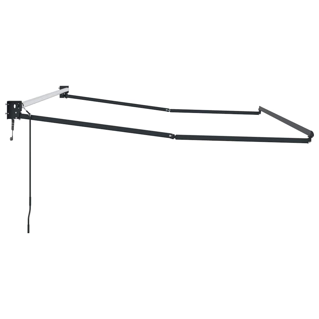 Udtrækkelig markisedel Antracit 300 x 250 cm Aluminium