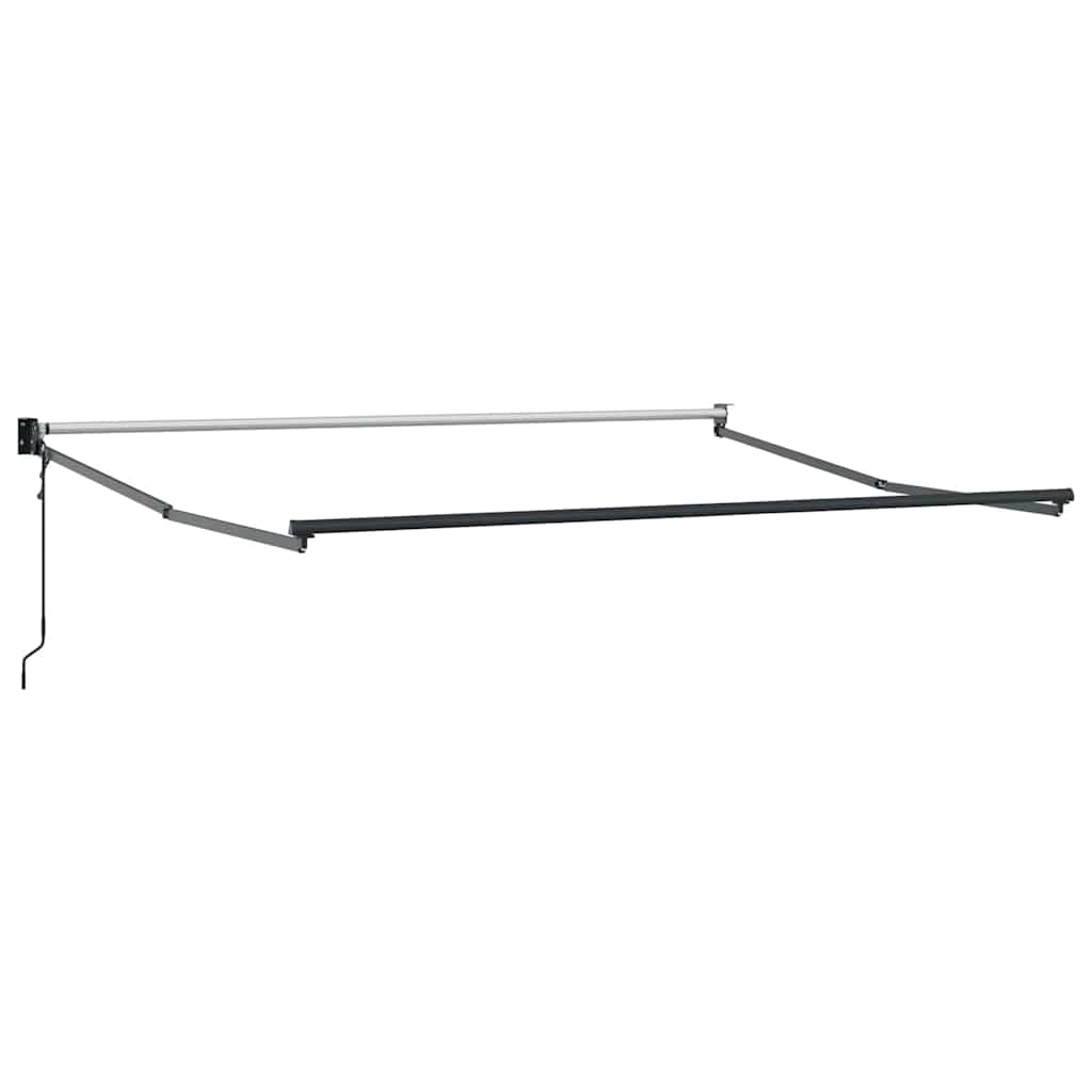 Udtrækkelig markisedel Antracit 350 x 250 cm Aluminium