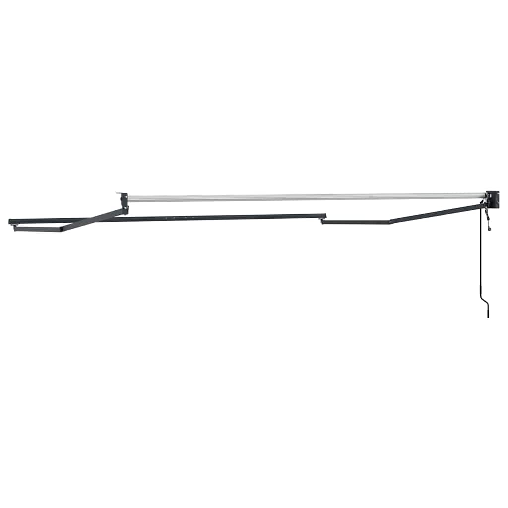 Udtrækkelig markisedel Antracit 350 x 250 cm Aluminium