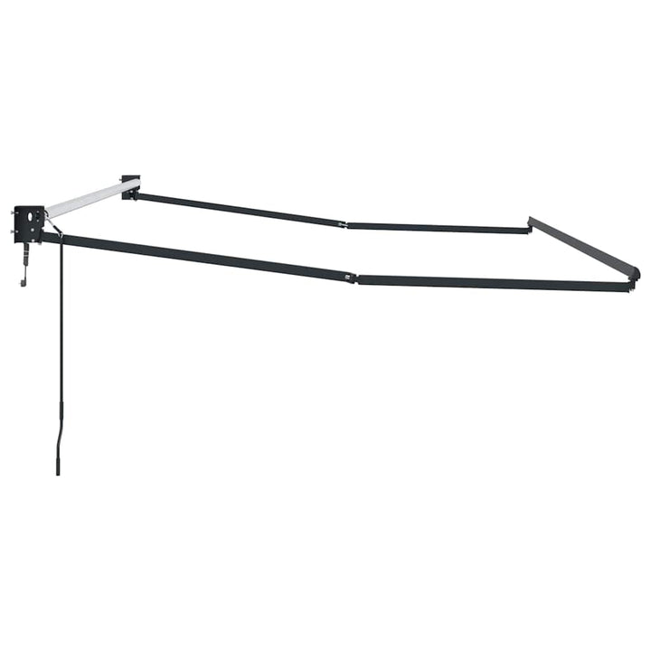 Udtrækkelig markisedel Antracit 350 x 250 cm Aluminium