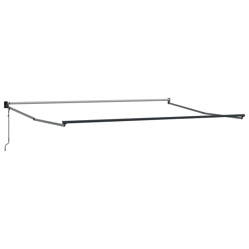 Udtrækkelig markisedel Antracit 400 × 300 cm Aluminium