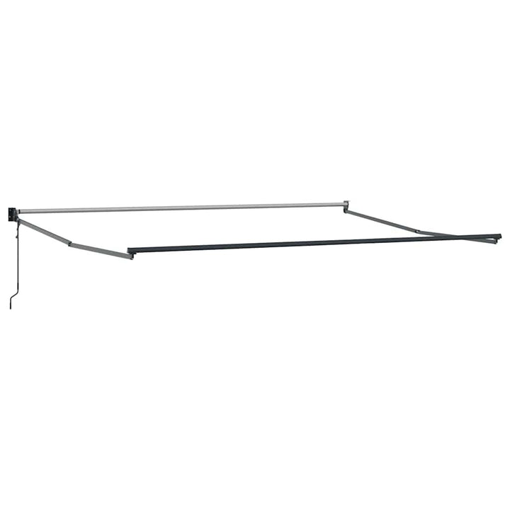 Udtrækkelig markisedel Antracit 400 × 300 cm Aluminium