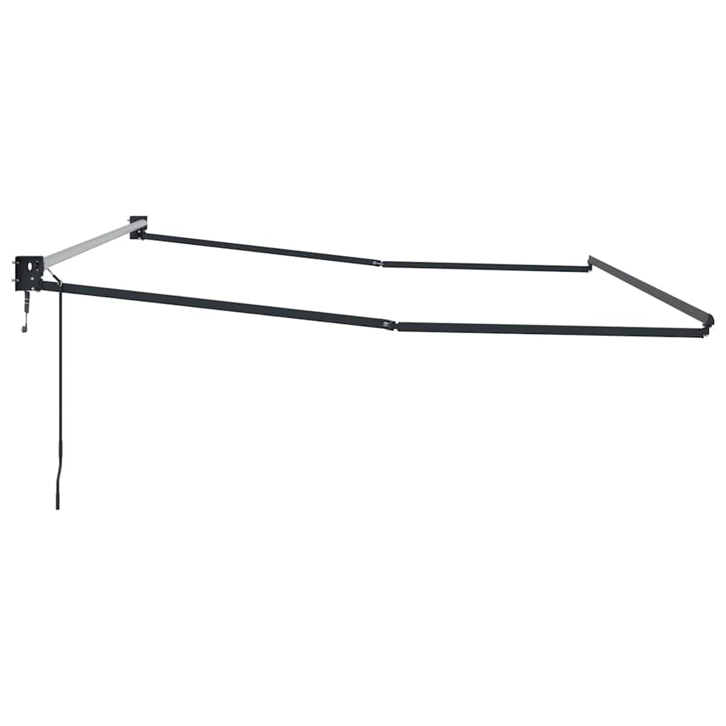 Udtrækkelig markisedel Antracit 400 × 300 cm Aluminium
