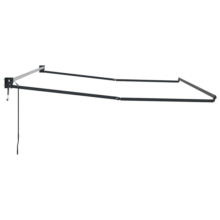 Udtrækkelig markisedel Antracit 450 × 300 cm Aluminium