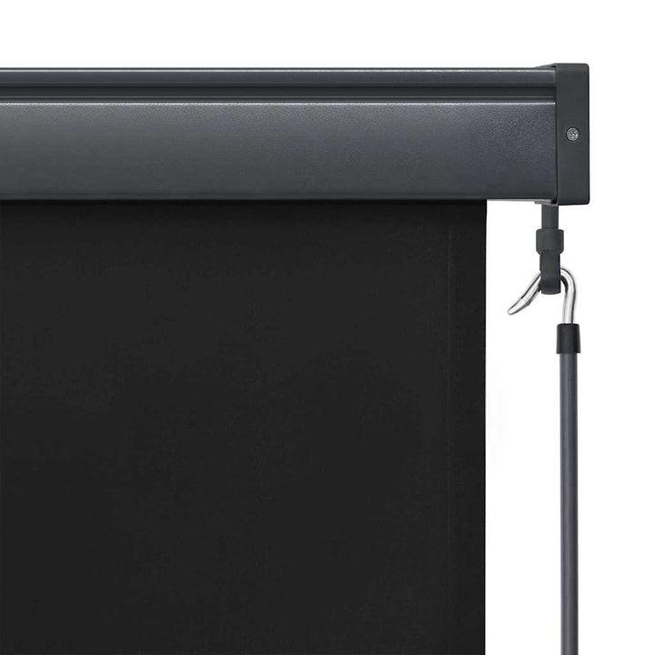 Rullegardin Antracit 180 x 250 cm Stof og Aluminium