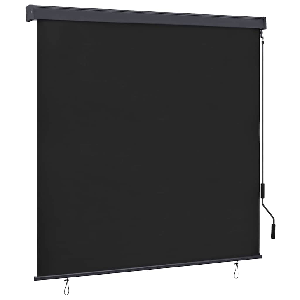 Rullegardin Antracit 180 x 250 cm Stof og Aluminium