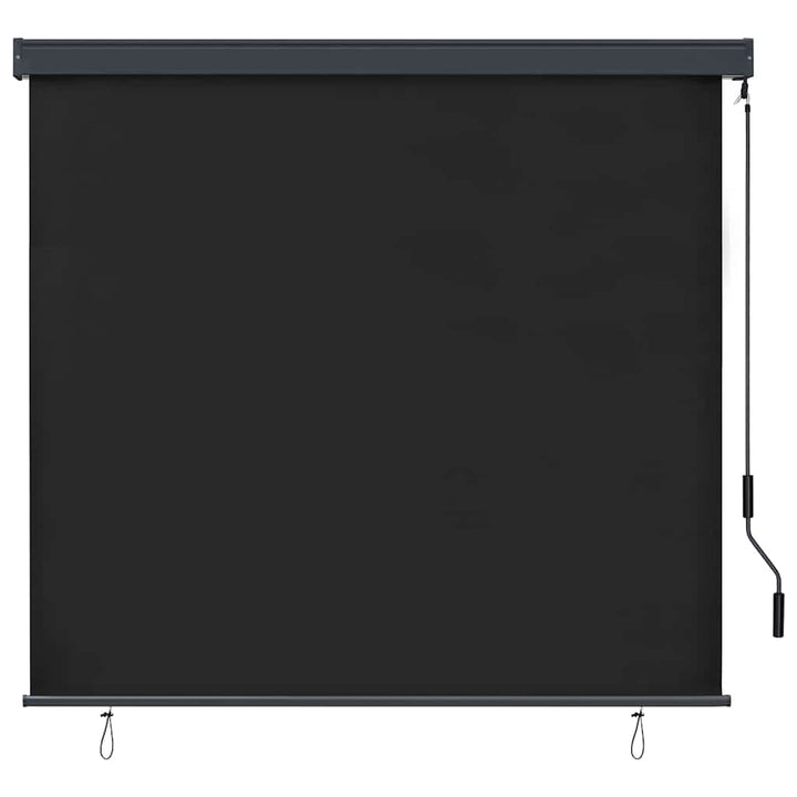 Rullegardin Antracit 180 x 250 cm Stof og Aluminium