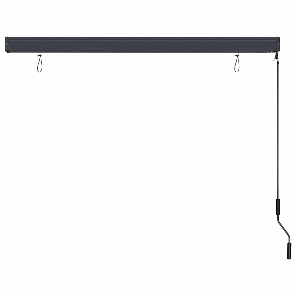 Rullegardin Antracit 180 x 250 cm Stof og Aluminium