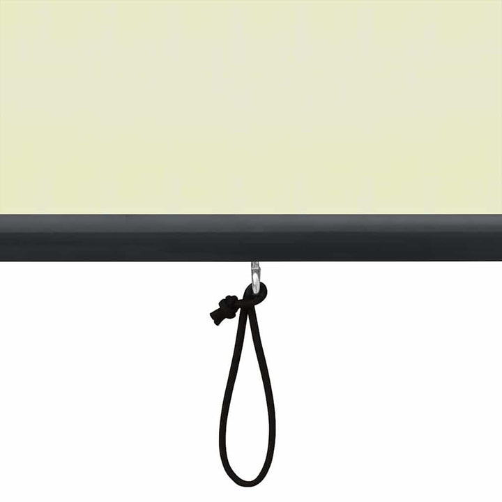 Rullegardin Cremefarvet 180 x 250 cm Stof og Aluminium