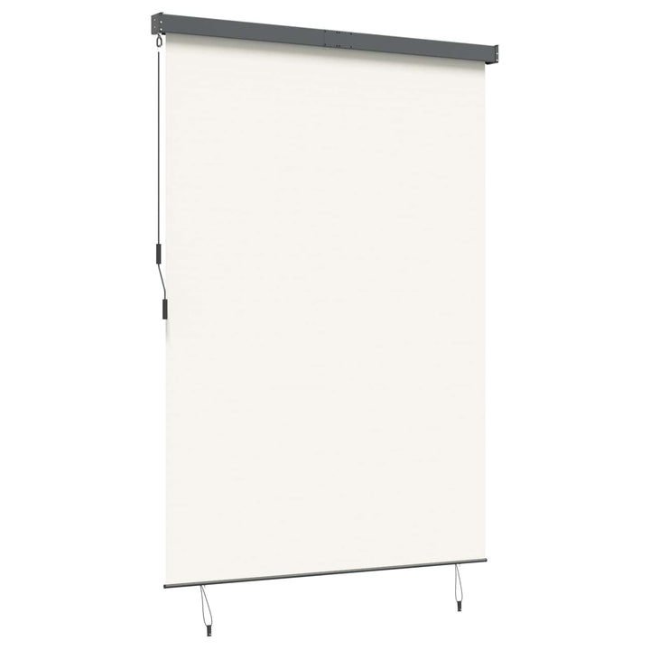 Rullegardin Cremefarvet 180 x 250 cm Stof og Aluminium