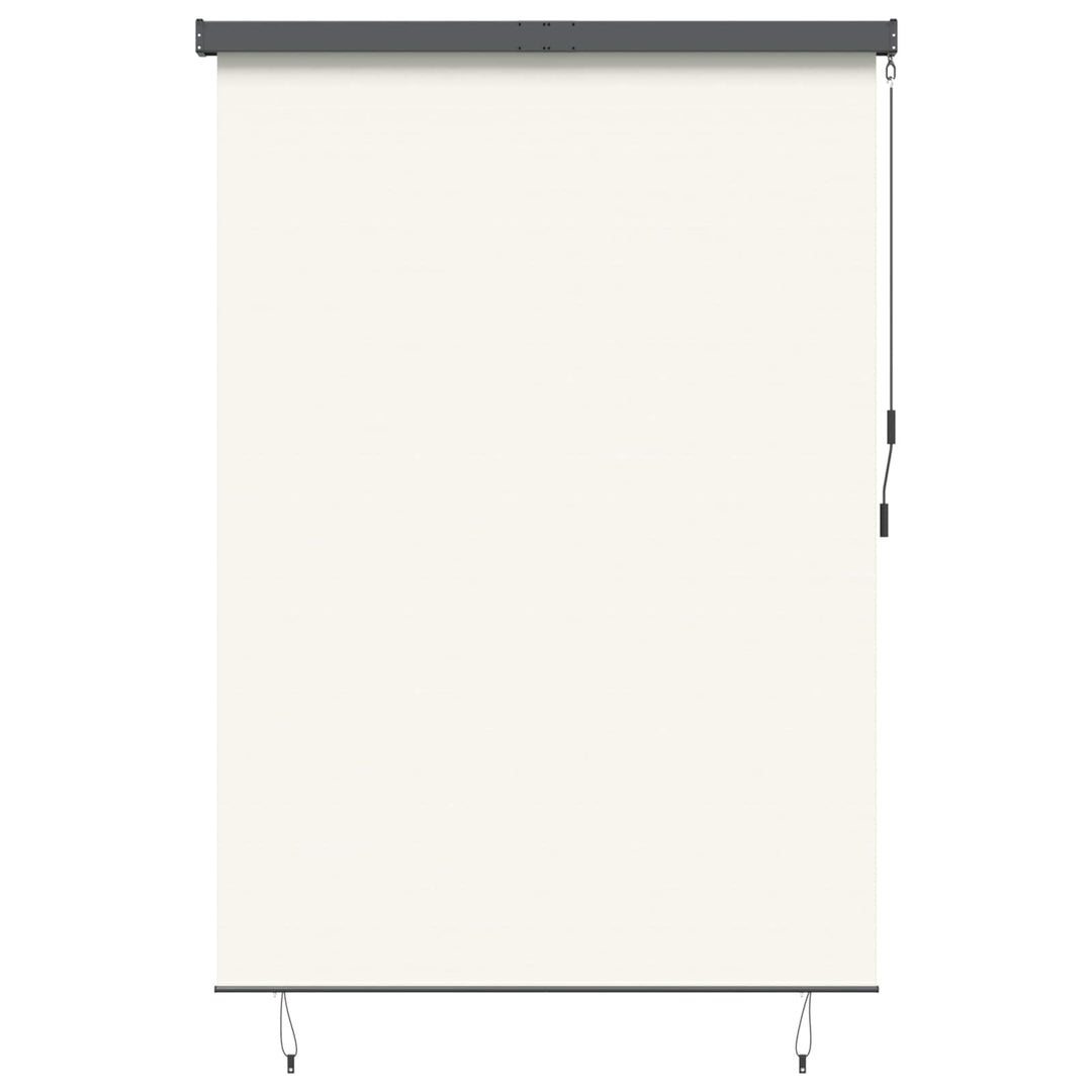 Rullegardin Cremefarvet 180 x 250 cm Stof og Aluminium