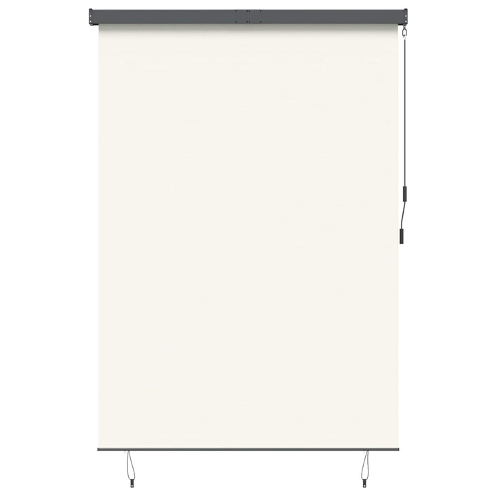 Rullegardin Cremefarvet 180 x 250 cm Stof og Aluminium