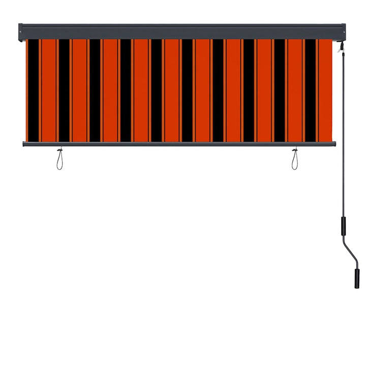 Rullegardin Orange og Brun 180 x 250 cm Stof og Aluminium