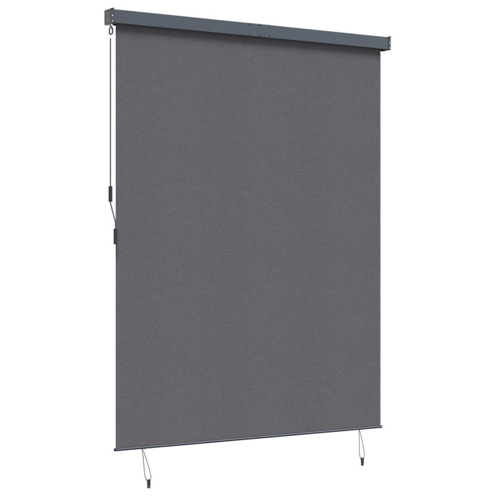 Rullegardin Antracit 200 x 250 cm Stof og Aluminium