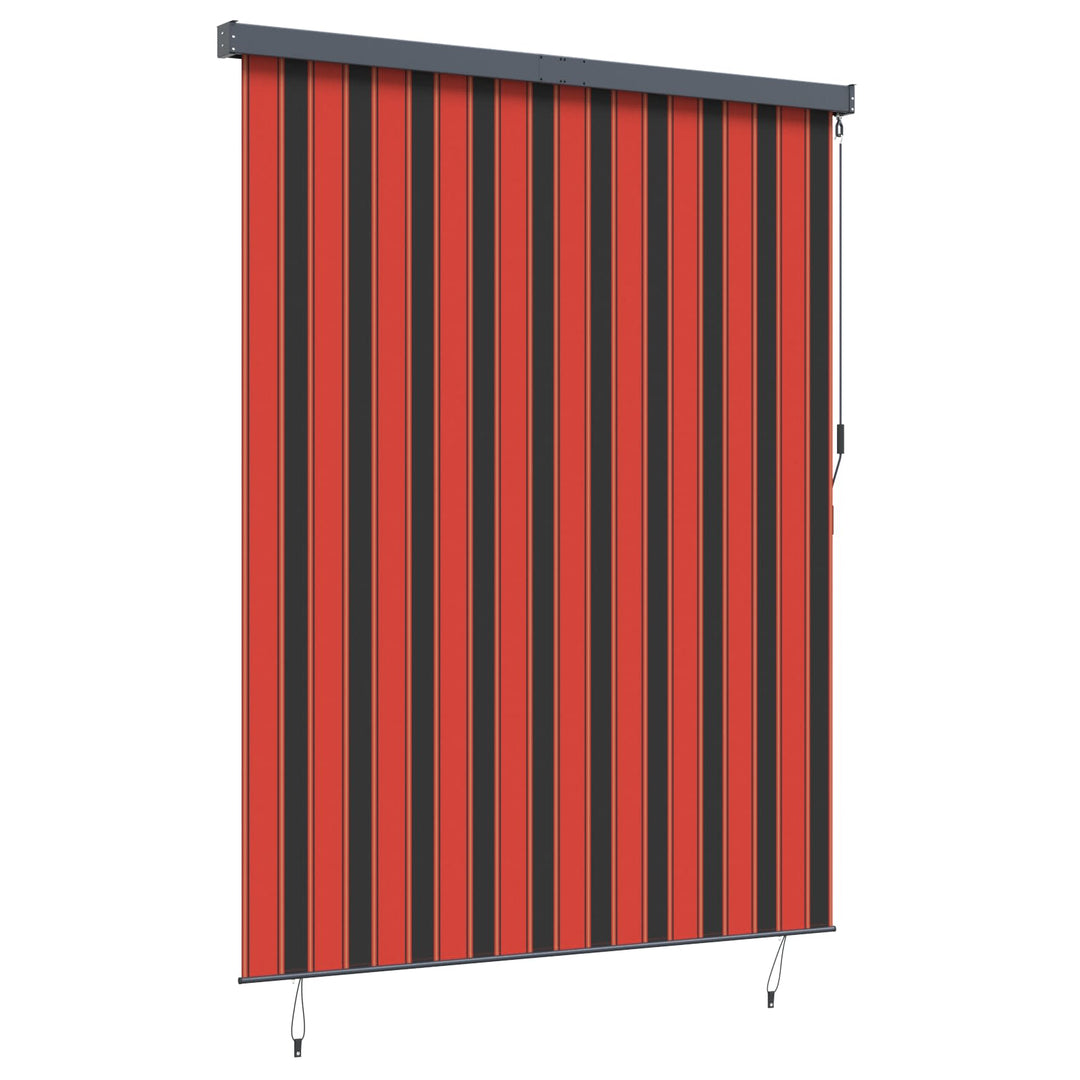 Rullegardin Orange og Brun 200 x 250 cm Stof og Aluminium