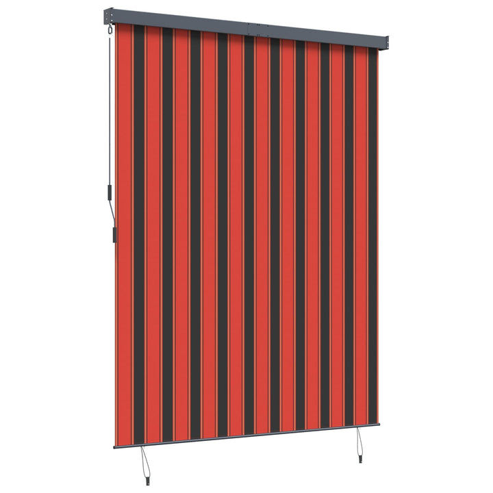 Rullegardin Orange og Brun 200 x 250 cm Stof og Aluminium