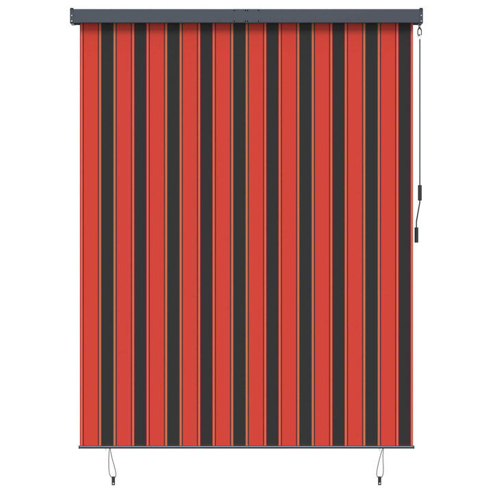Rullegardin Orange og Brun 200 x 250 cm Stof og Aluminium