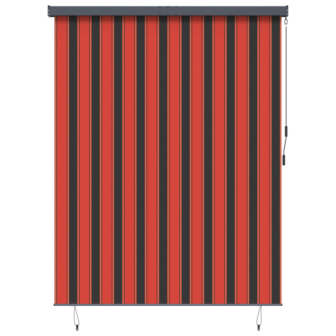 Rullegardin Orange og Brun 200 x 250 cm Stof og Aluminium