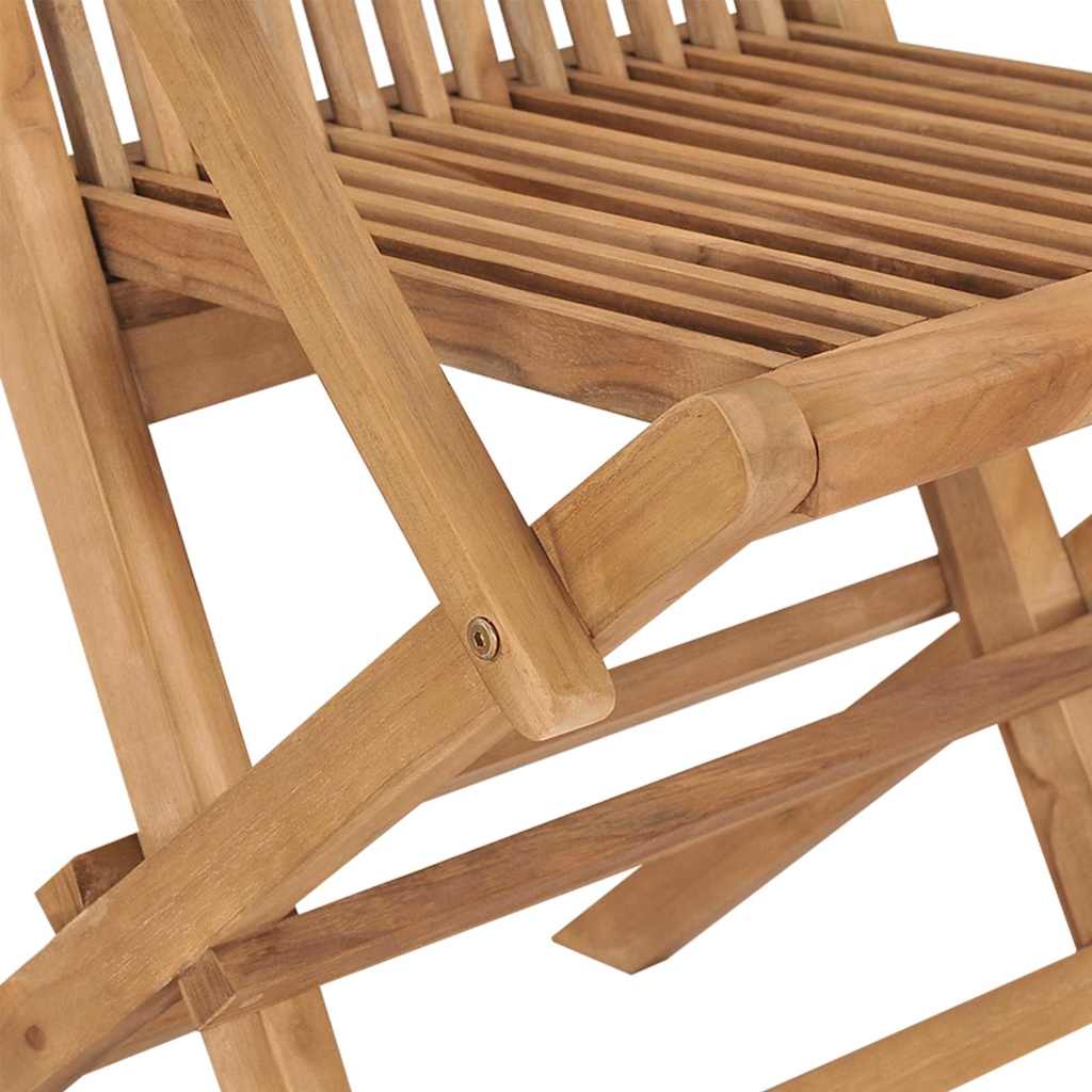 Have Spisebordssæt 7 pcs Brun Massiv Teaktræ