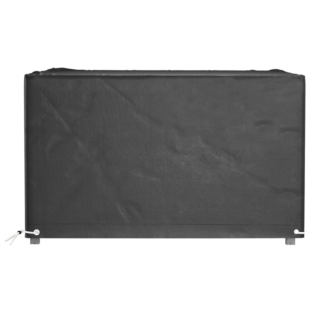 havemøbelovertræk 2 stk. 125x125x75 cm 8 øjer firkantet