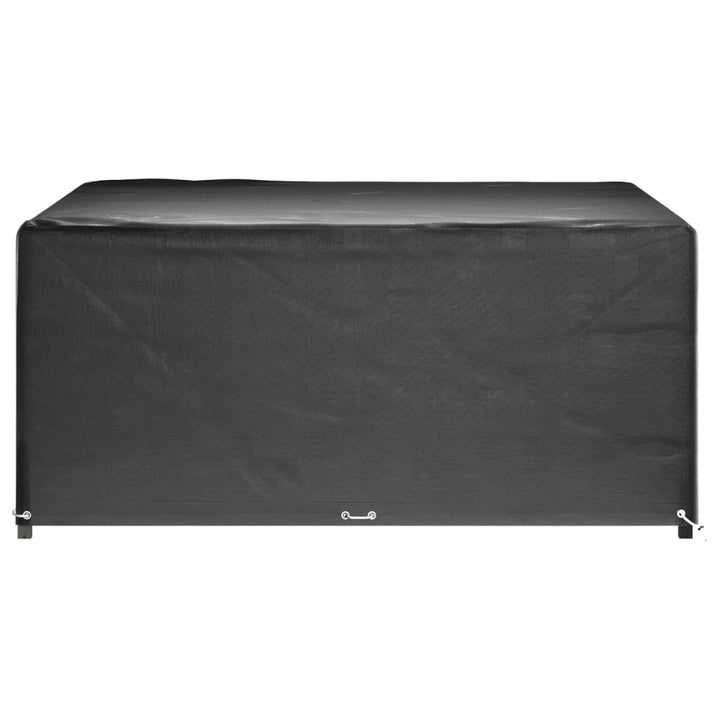 havemøbelovertræk 2 stk. 300x300x75 cm 16 øjer firkantet