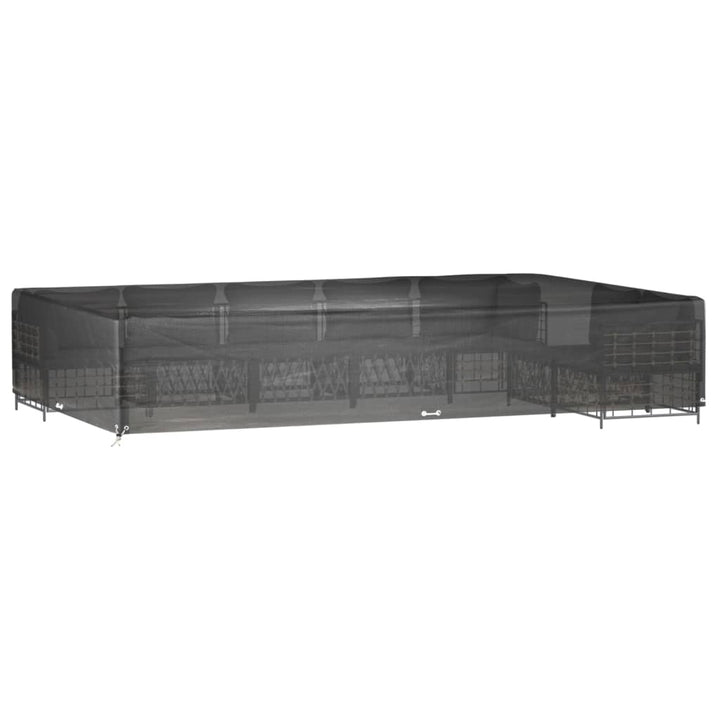 havemøbelovertræk 2 stk. 325x205x60 cm 16 øjer rektangulært