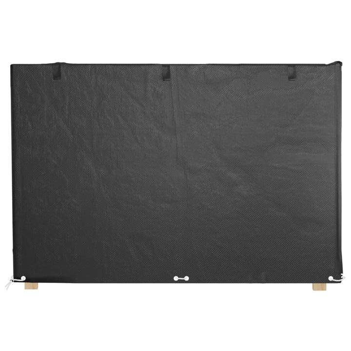 overtræk til gyngebænke 2 stk. 215x150x130/150 cm polyethylen