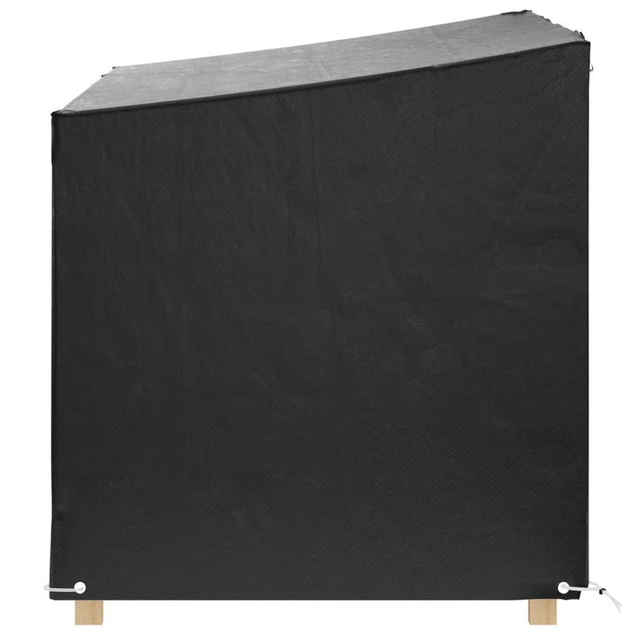 overtræk til gyngebænke 2 stk. 215x150x130/150 cm polyethylen