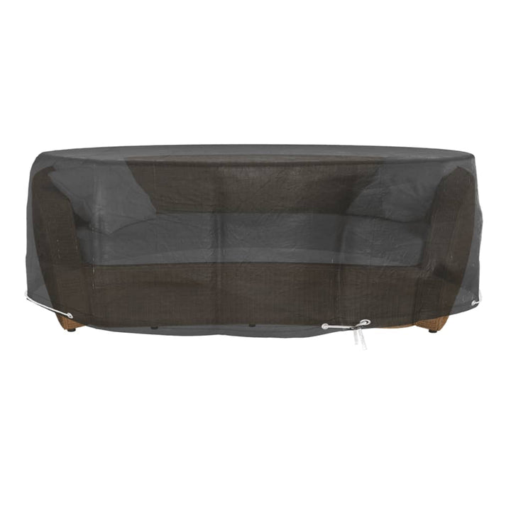 overtræk til loungesæt 2 stk. Ø188x50 cm 8 øjer rundt