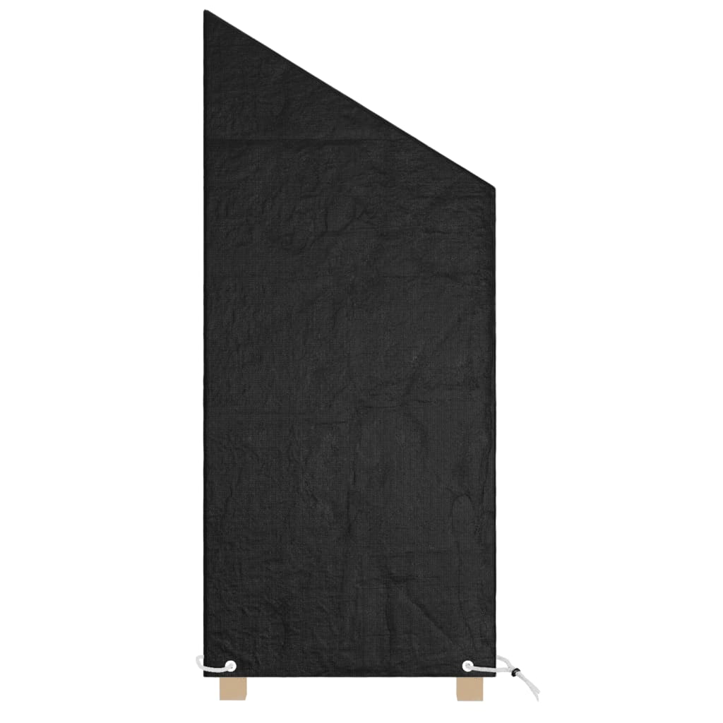 overtræk til havestol 2 stk. 65x65x110/150cm 8 øjer polyethylen