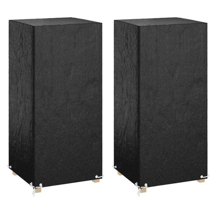 overtræk til havestol 2 stk. 75x70x140 cm 8 øjer polyethylen